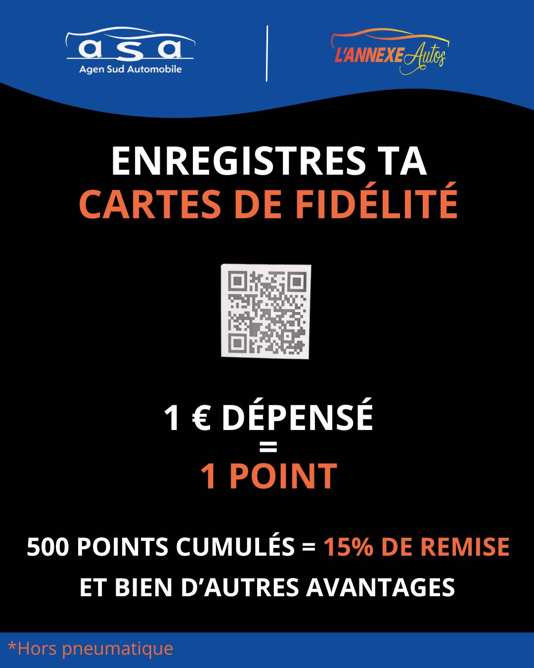 Information sur les avantages de la cartes de fidélités